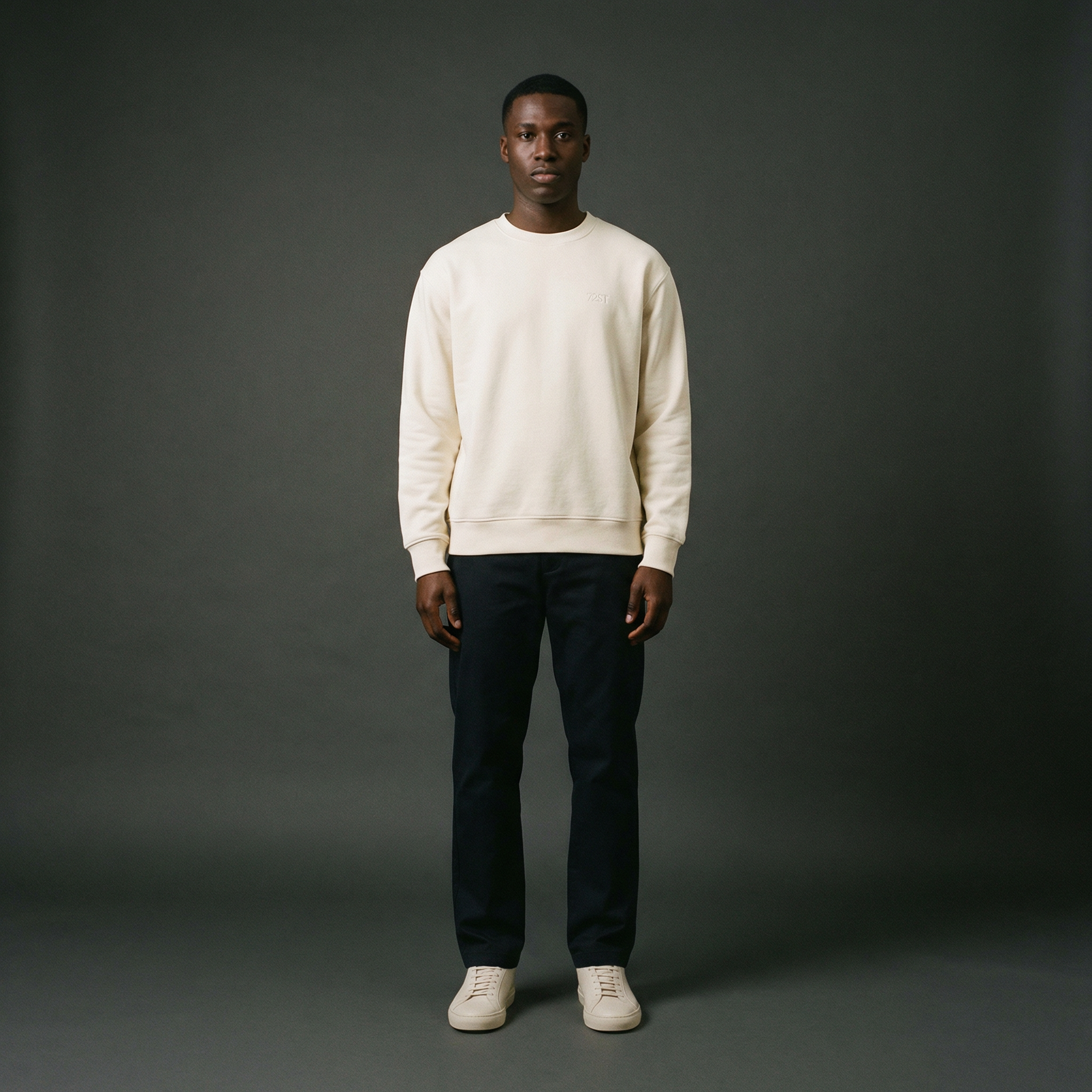 72ST Icon Velvet Print Long Sleeve Sweatshirt