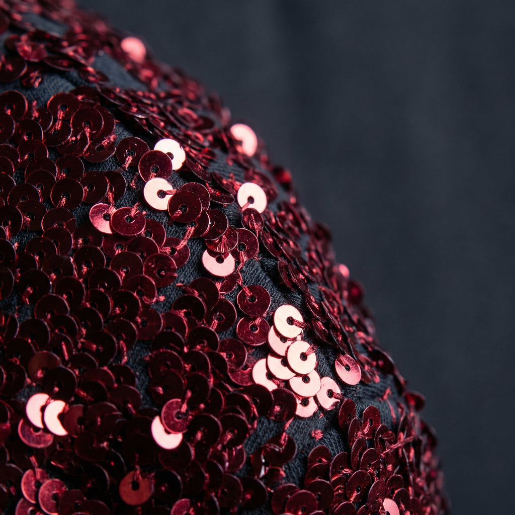 CELESTIAL — Sequin Hoodie [Wukong Red]