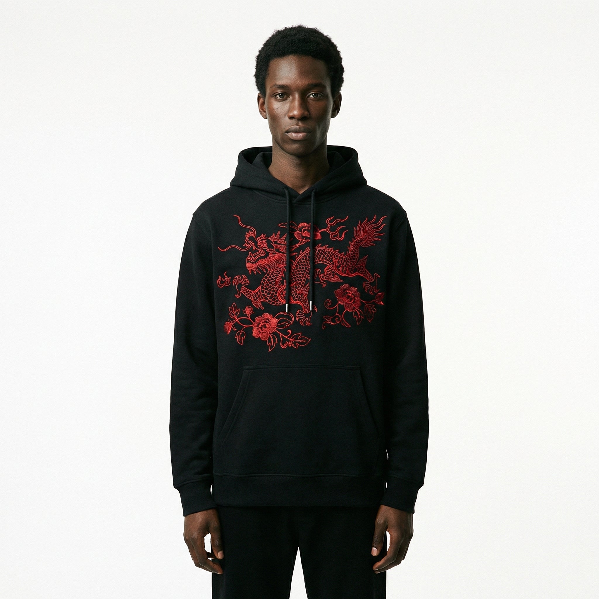 Shadow Sovereign - 72ST Logo Red Embroidery Hoodie