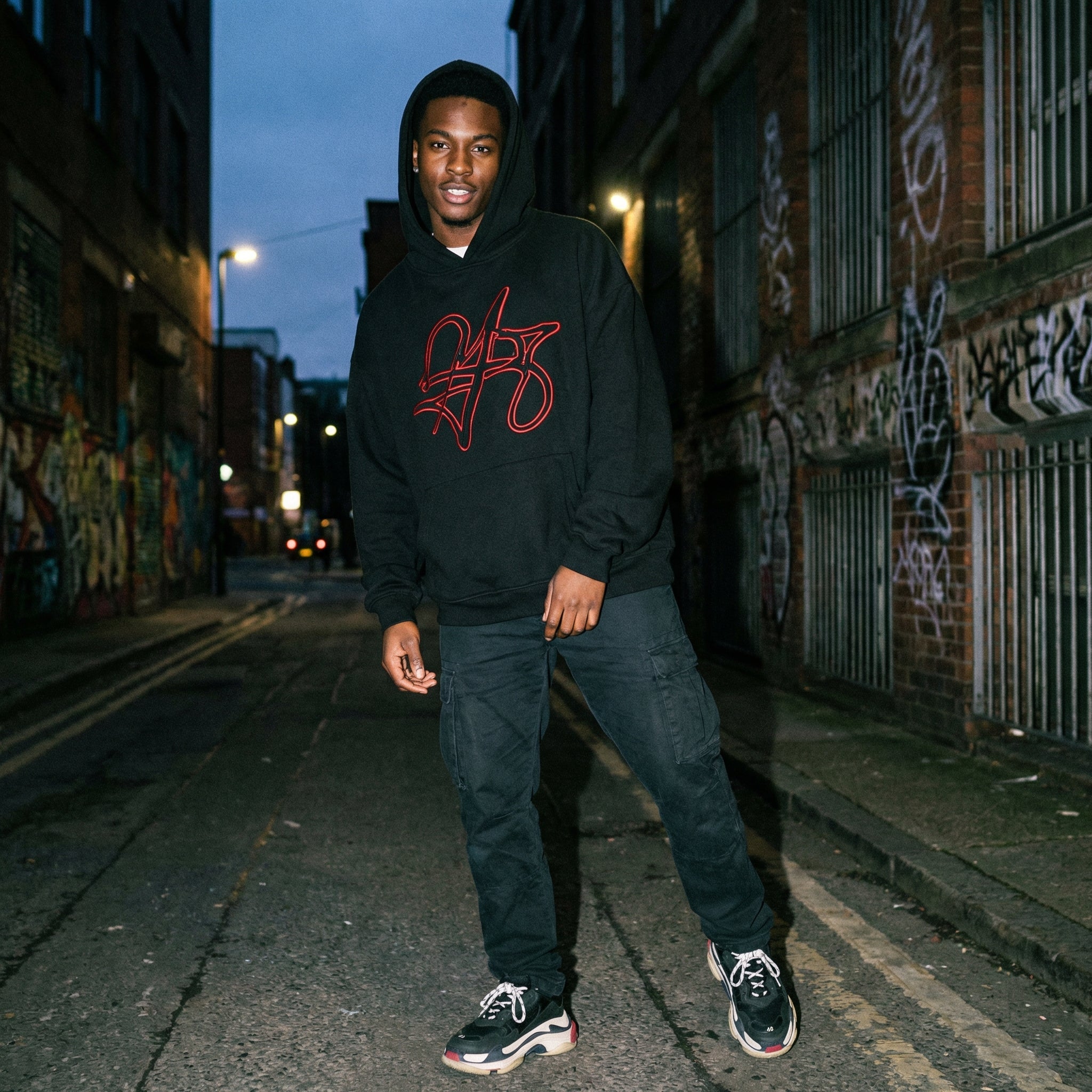 CELESTIAL — Sequin Hoodie [Yaoguai Black]