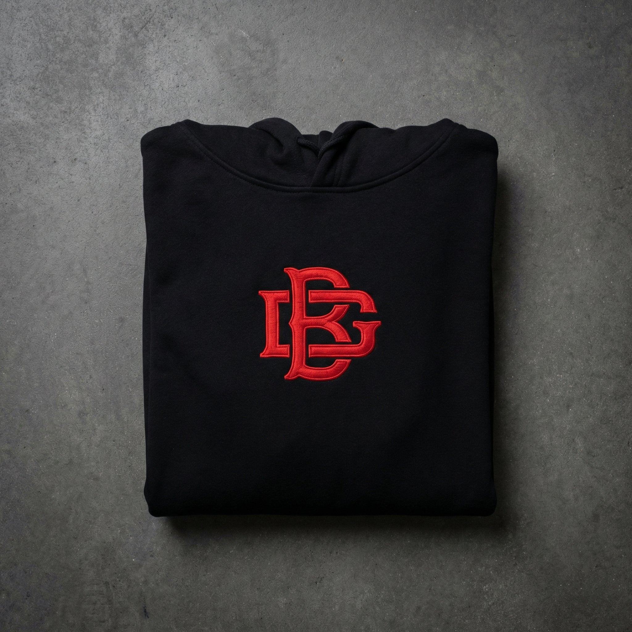 Shadow Sovereign - 72ST Logo Red Embroidery Hoodie